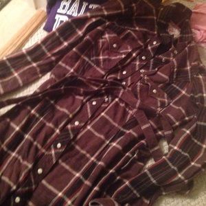 True religion flannel dress