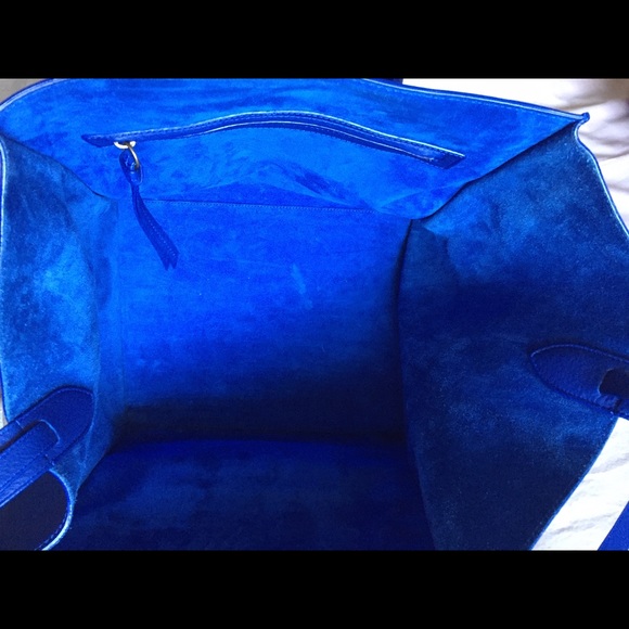 Celine Royal Blue Medium Phantom Tote Bag - Picture 3 of 4