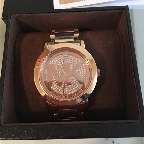 Authentic Michael Kors Rose gold watch