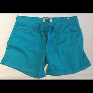 Levi Turquoise Shorts Size 10