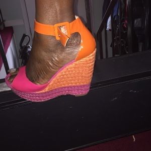 Women size 12 wedges Nine West