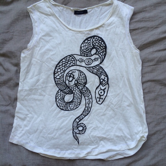 Tribal Snake Patterned Tank