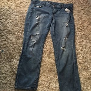 SOLD**TRADED AE stretch ripped Jeggings size 18