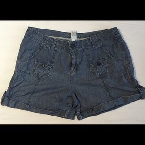 Sonoma Chambray Denim Shorts Size 12