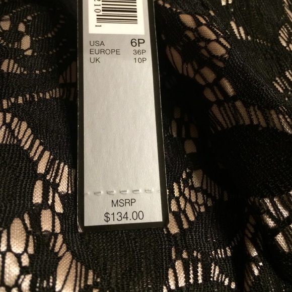 Tahari Lace Dress 6 Petite NWT - Picture 4 of 4