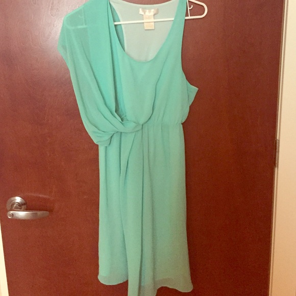 Turquoise dress perfect for spring!
