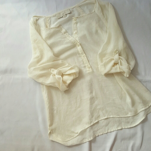 Ann Taylor LOFT 3/4 sleeve blouse