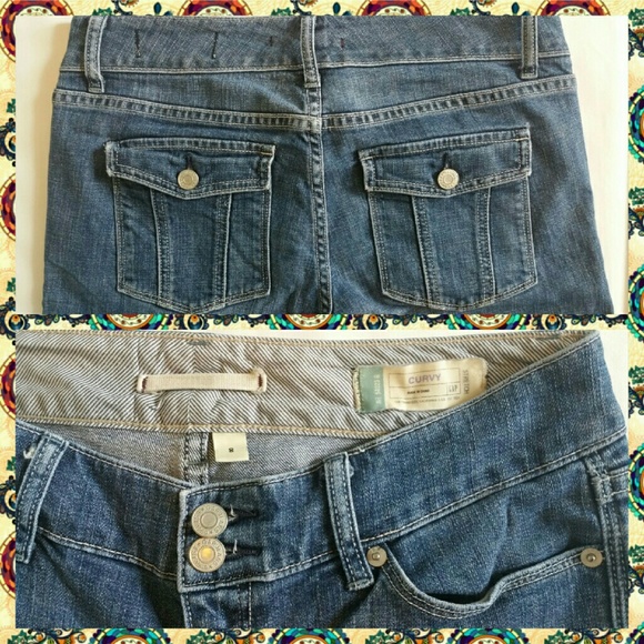 GAP Stretch Capris Size 8