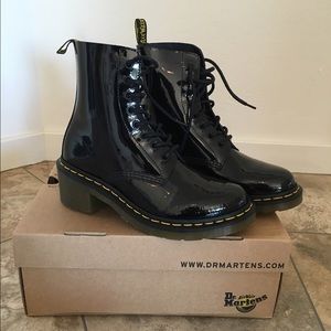 NWT Dr. Martens 1460 Patent Black Boots
