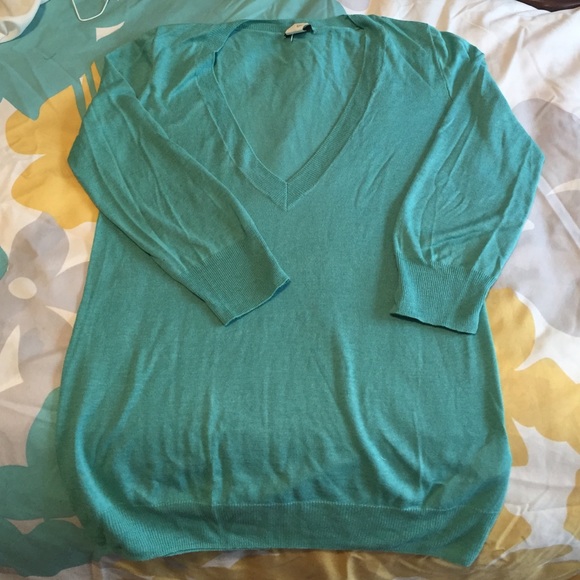 Jcrew Silk and linen v neck sweater size XS