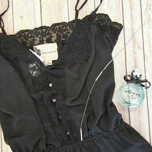 Anthropologie Fleur Wood Nella Romper