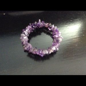 Amethyst wrap around bracelet