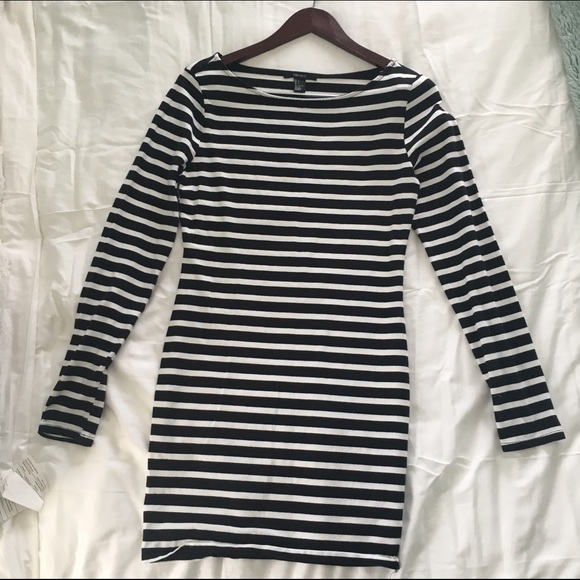 Forever 21 Striped Body Con Dress