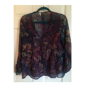 Long sleeve multicolor shirt