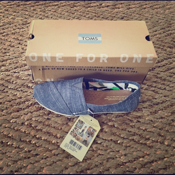 HOST PICK 4/4/16! Classic Blue Chambray Toms