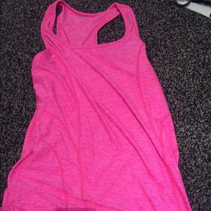 NWT pink reebok tank