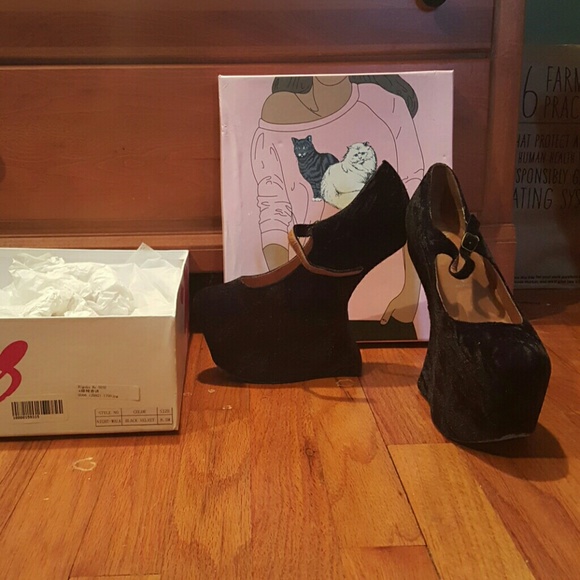 Jeffery Campbell Black Velvet Nightwalks