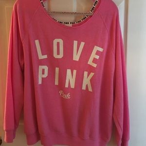 PINK by VS Slouchy Crew