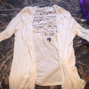 Apt. 9 white long sleeve cardigan