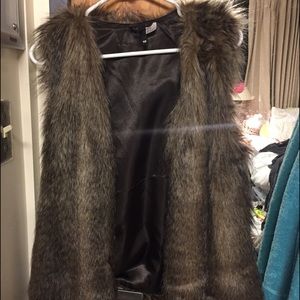 H&M fur vest