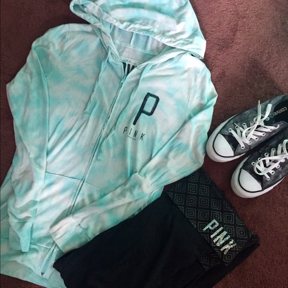 VS PINK zip up sweatshirt