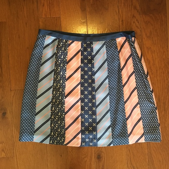 Vineyard Vines silk tie skirt