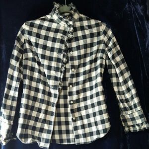 🍄Frilly lumberjack shirt🍄