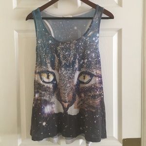 F21 cat + galaxy top