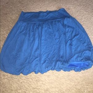 Blue skirt