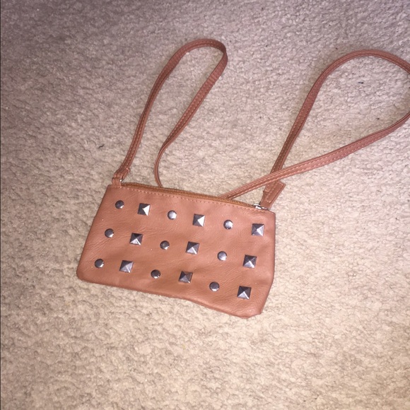 little brown purse