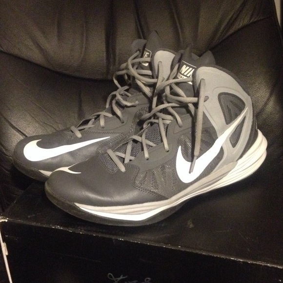 Nike Prime Hype DF Wolf gray/white men's 11