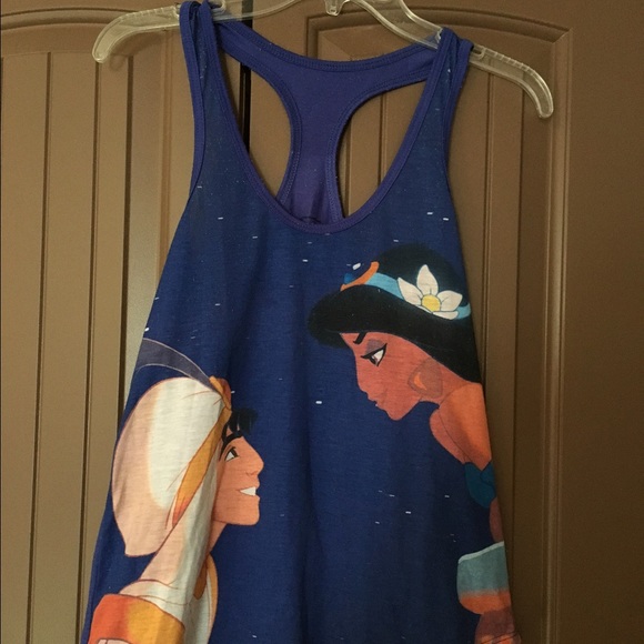Aladdin and Jasmine tank top