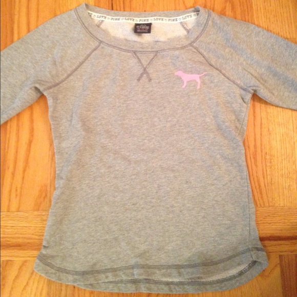 PINK three quarter length shirt - Picture 1 of 3