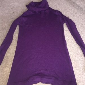 purple sweater dress