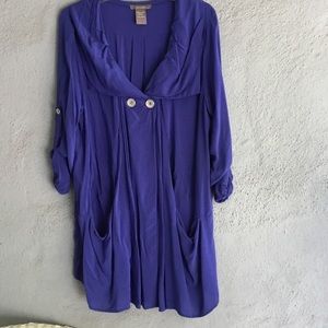 Su & Lola ✂️ Peacoat style blouse XL