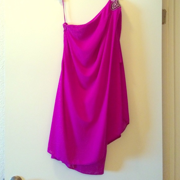 Purple tunic dress