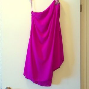 Purple tunic dress