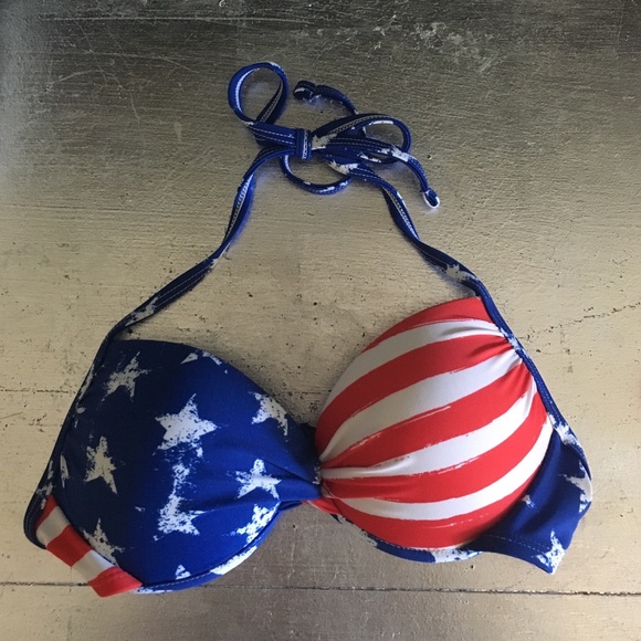 Target American Flag Swimsuit Top
