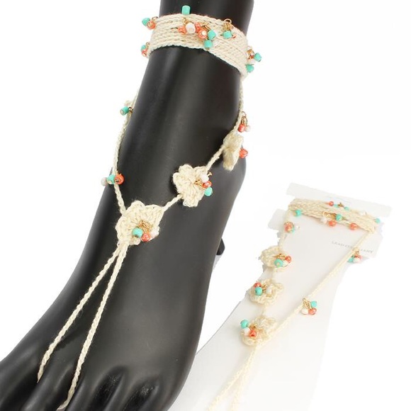 White Barefoot Sandals