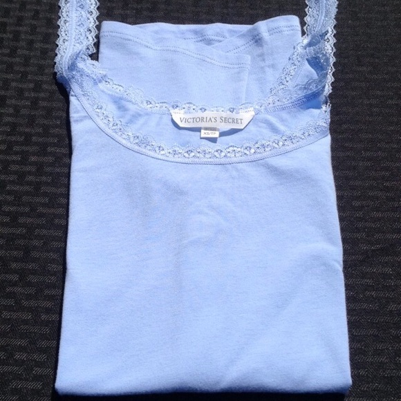 NEW VS periwinkle lace trim cami