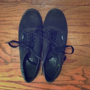 Black Vans 8