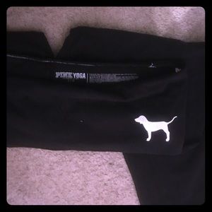 Black VS Pink Leggings