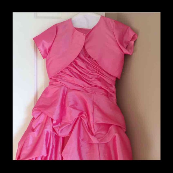 Gorgeous Pink Full Length Dress! Just reduced $25! - Picture 4 of 4