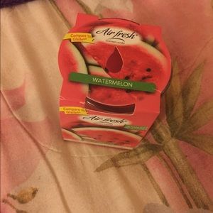 Watermelon scent candle