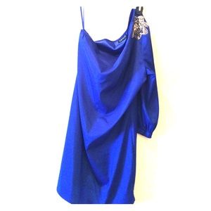Royal blue dress