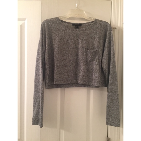 Forever 21 Tops - Gray crop top from Forever 21