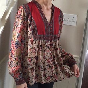 Peasant top by Lucky Brand.