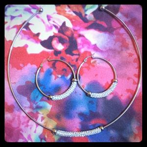 Necklace and earrings