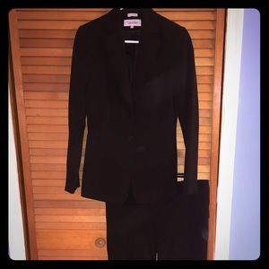 Calvin Klein Black Stretch Pant Suit