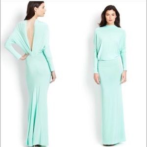 Gracia Long Deep V Back or Front  Dress💐 Mint
